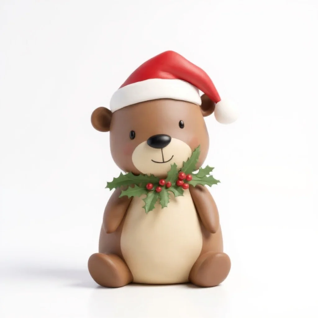AI-generated bear model for 3D printing