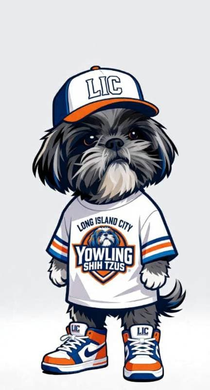sports dog mascot