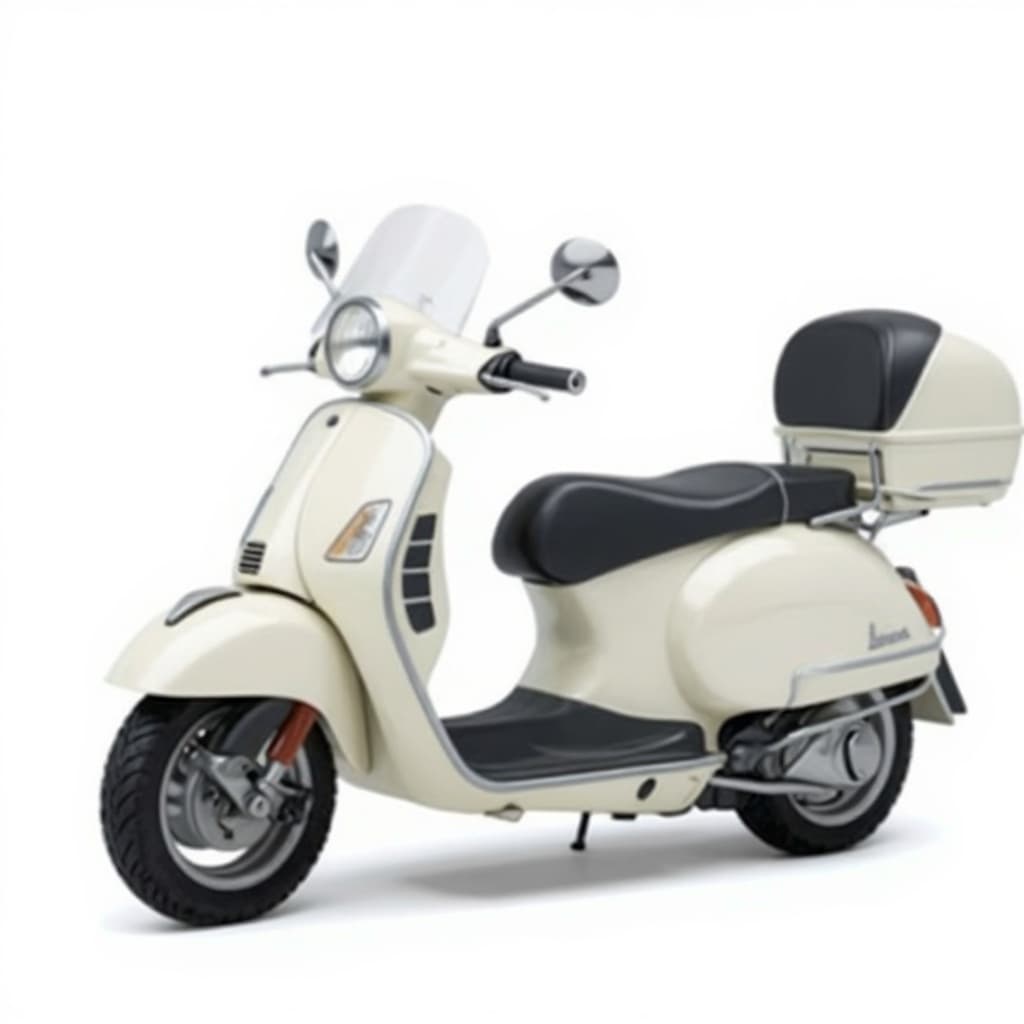 cream scooter