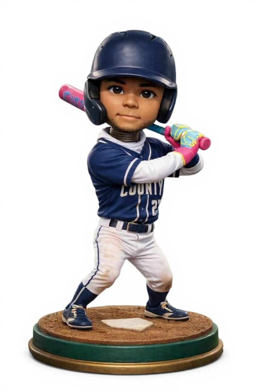 baseball batting figure