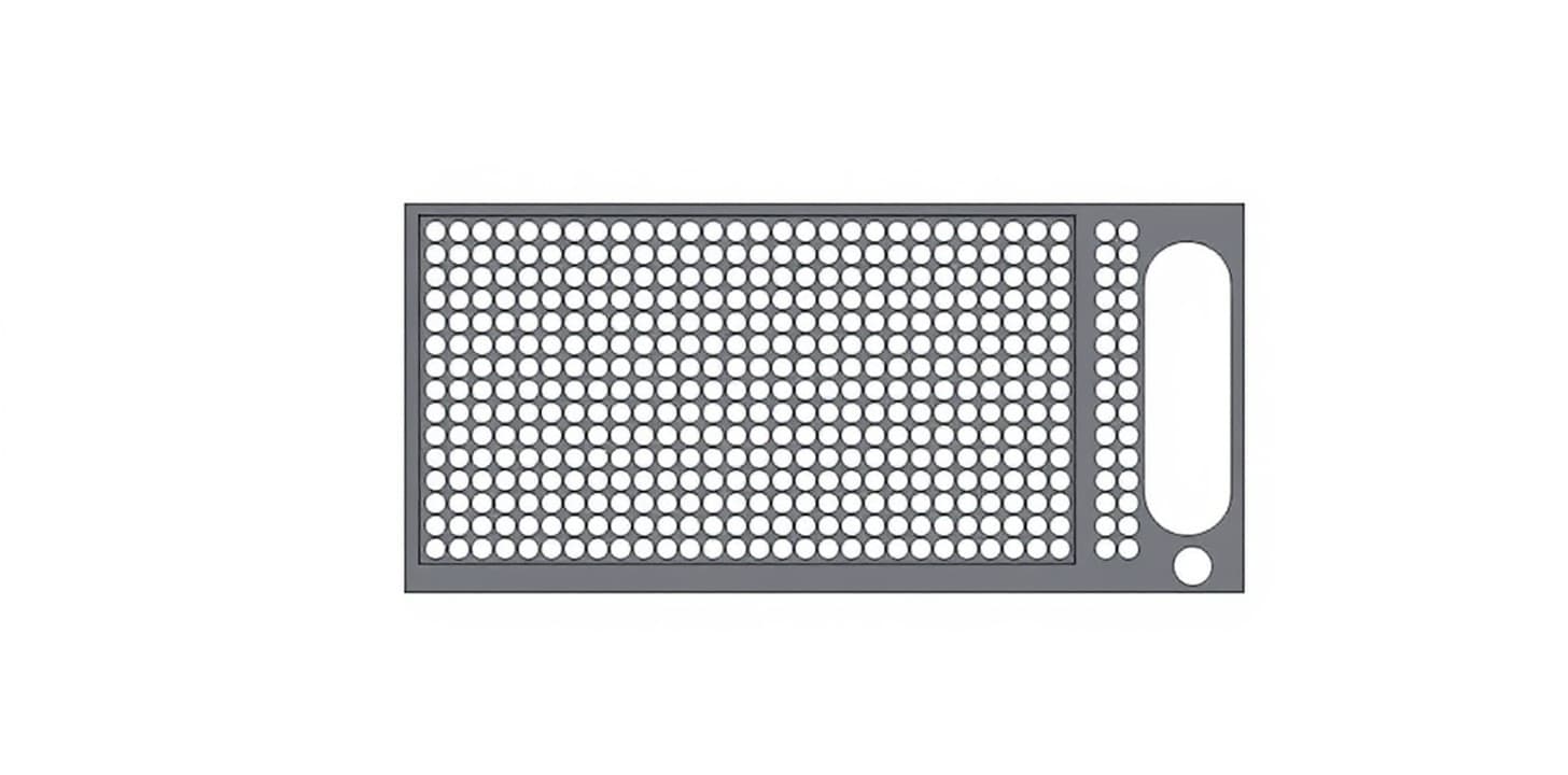 metal grid panel