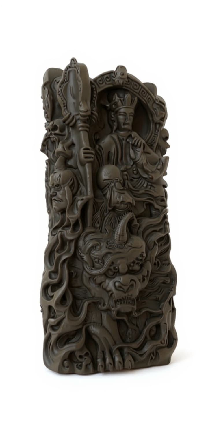 dark wooden sculpture