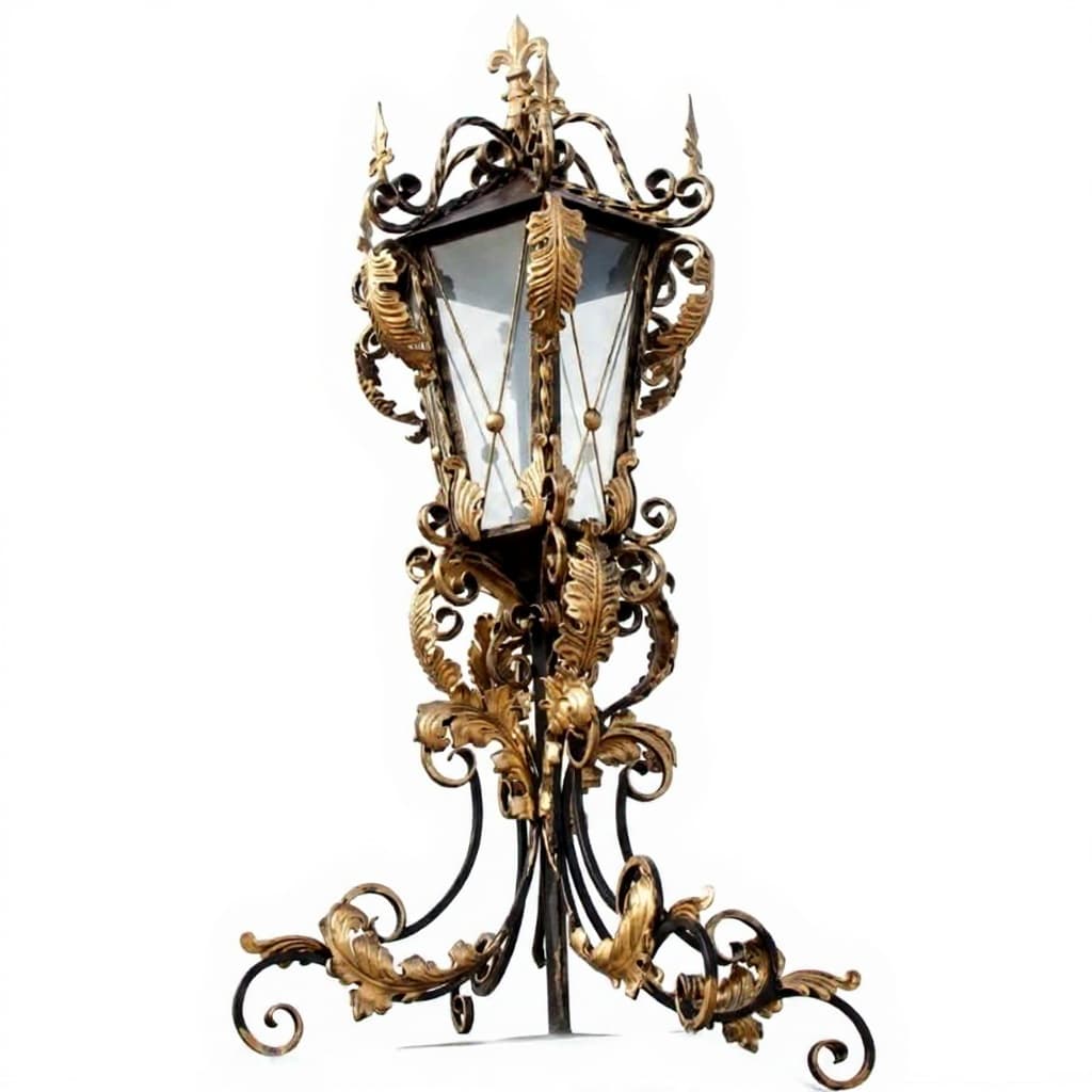 ornate metal lantern