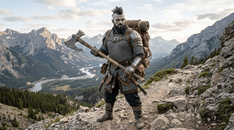 metal axe