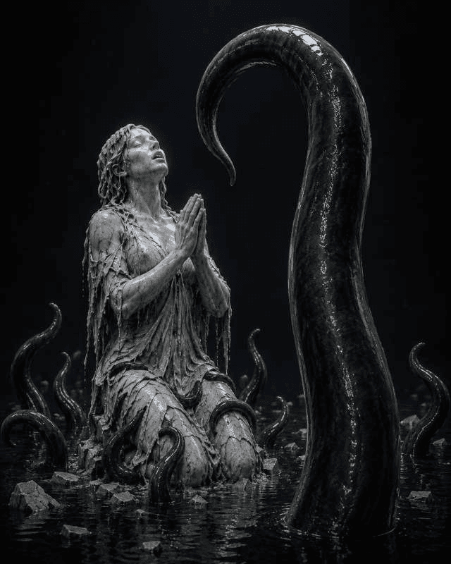octopus statue