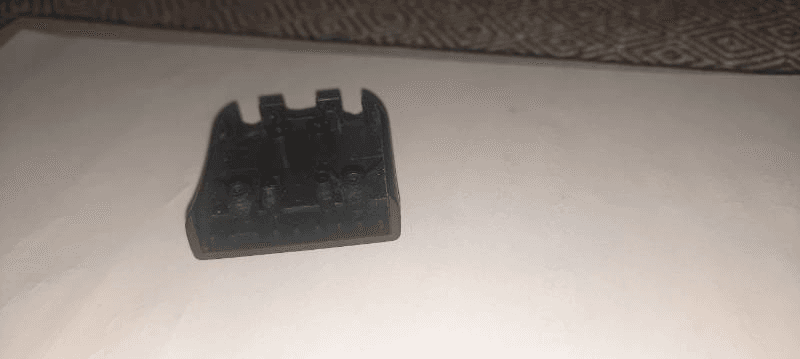 black plastic connector