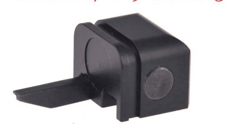 black plastic connector