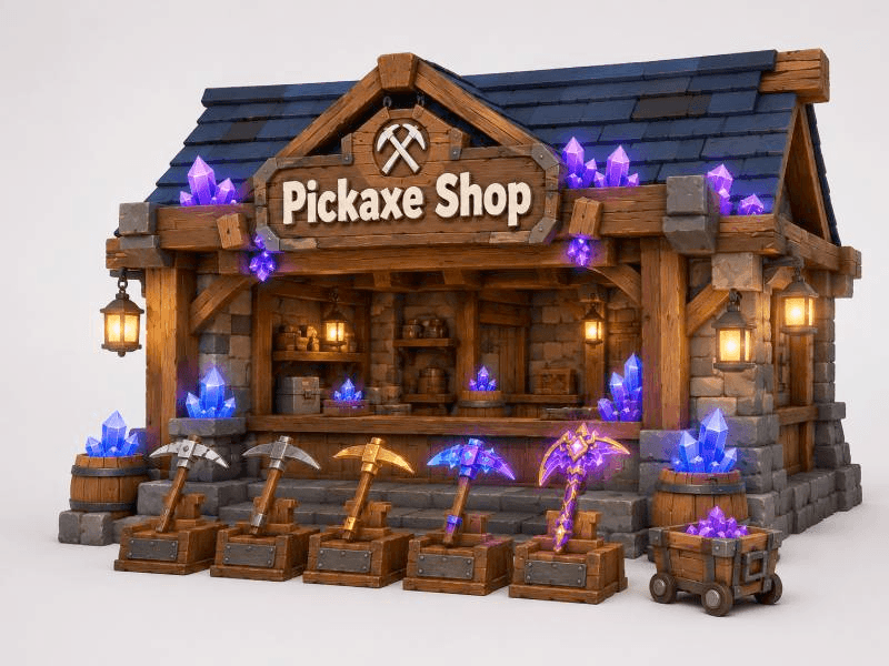 pickaxe shop