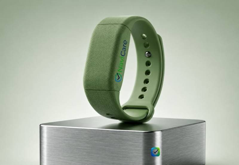 green fitness tracker