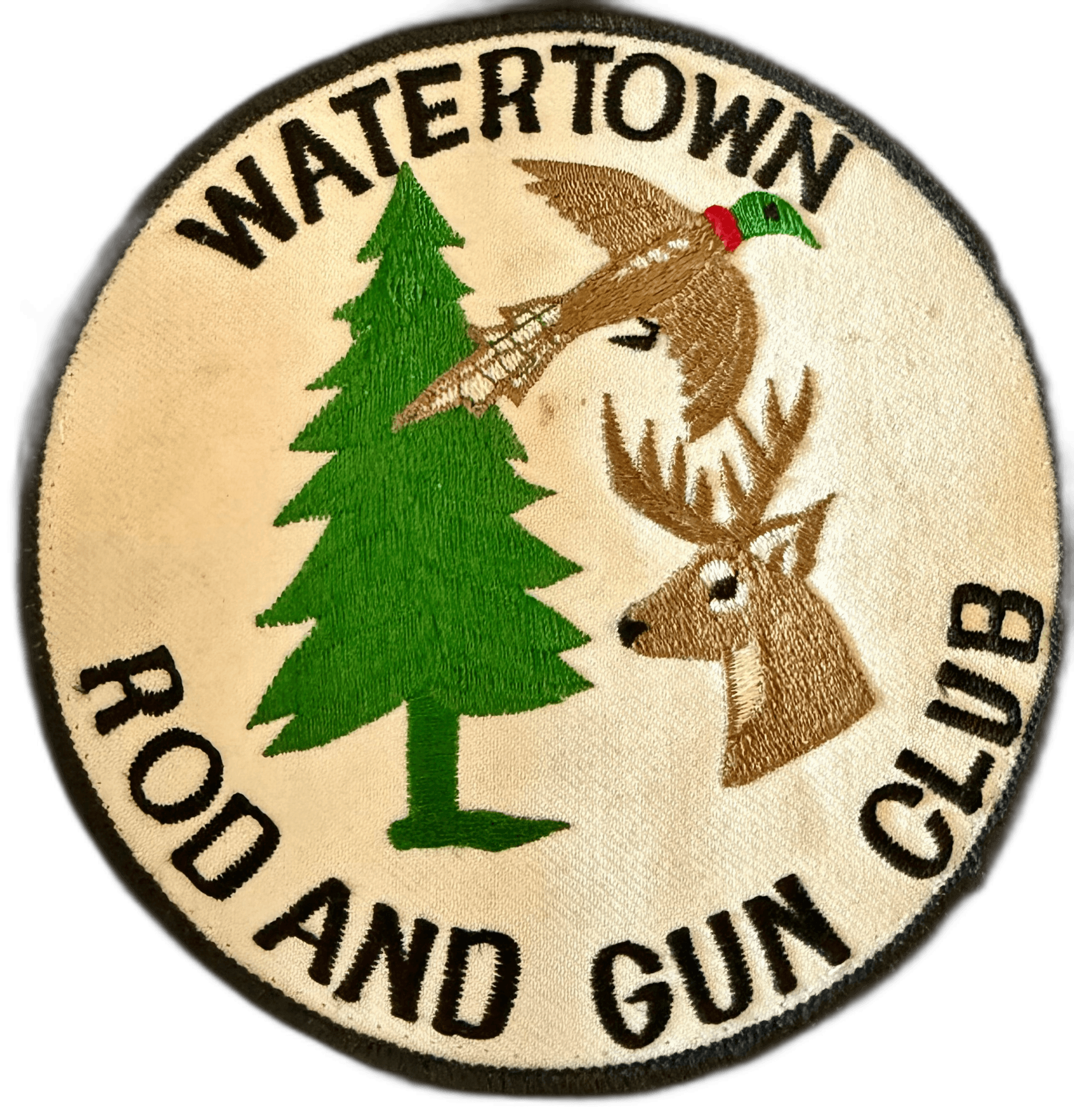 wooden badge