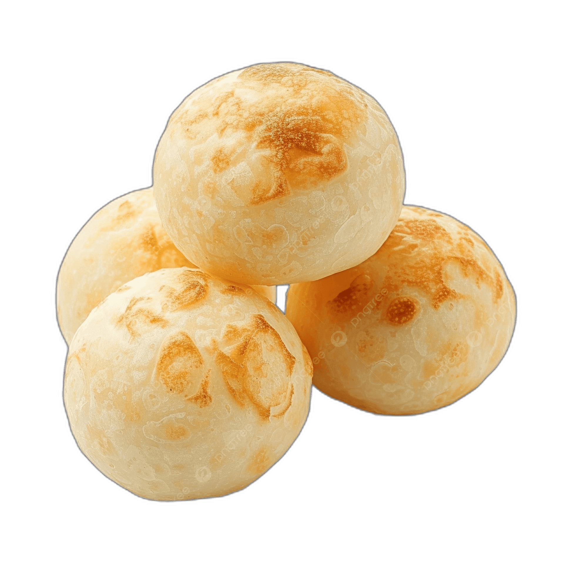 baked bread ball