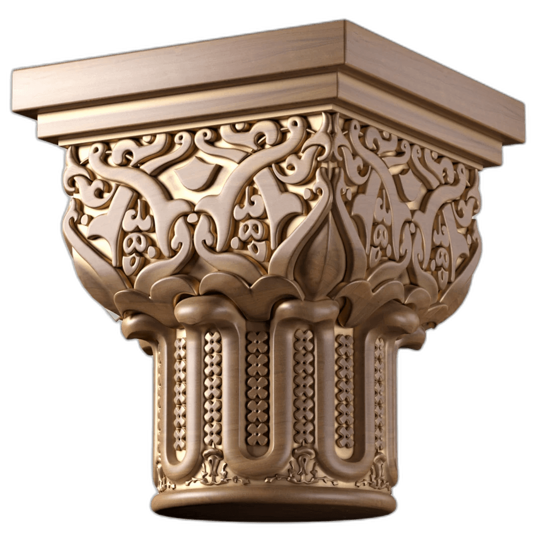 wooden architectural detail