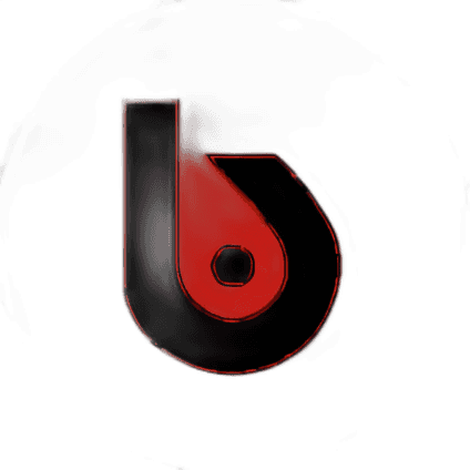 stylized letter 'b' logo