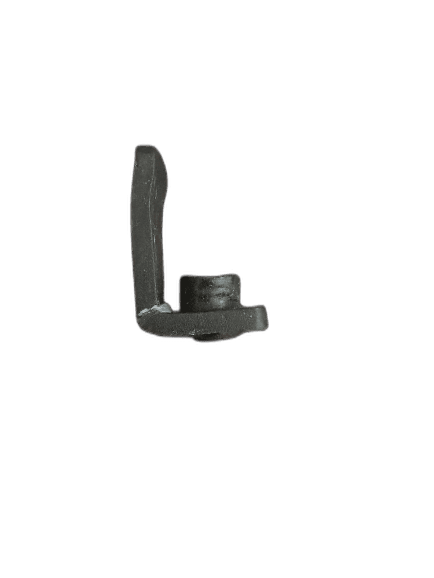 dark gray L-shaped metal bracket