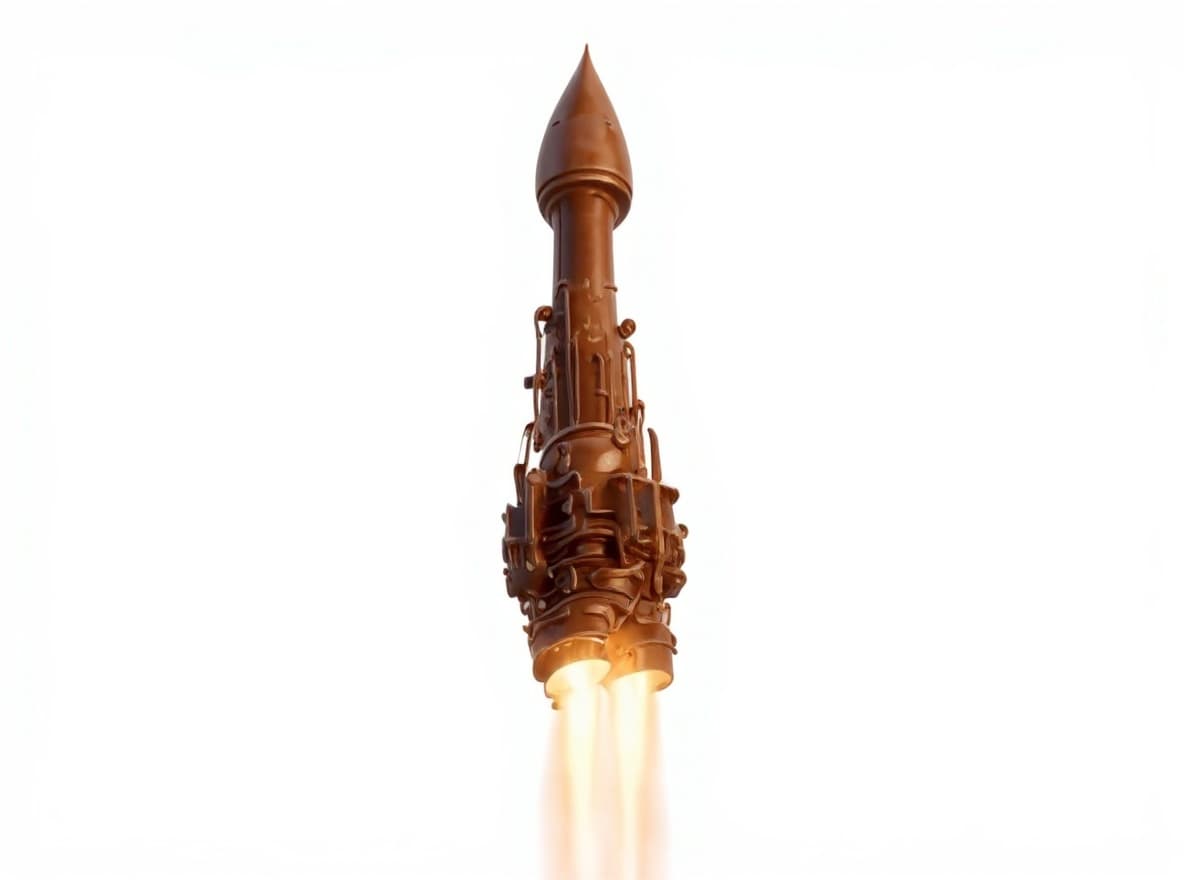 metallic rocket