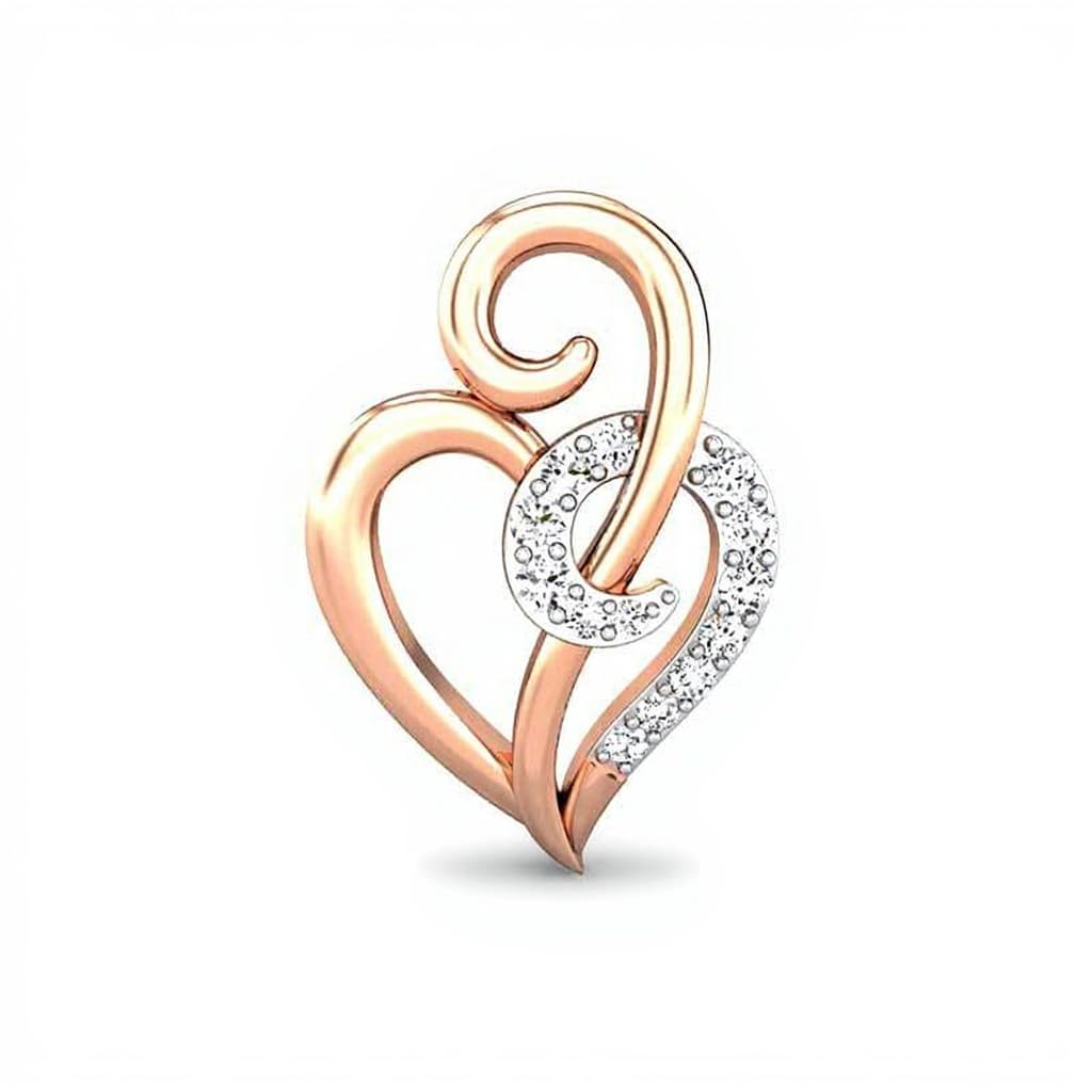 rose gold heart