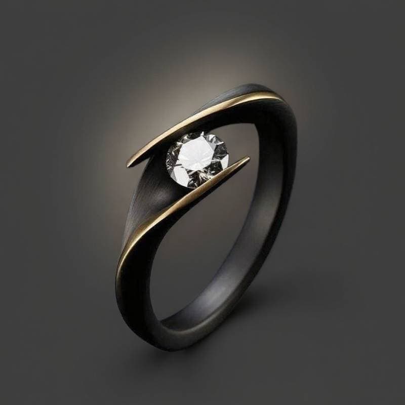 dark metal ring