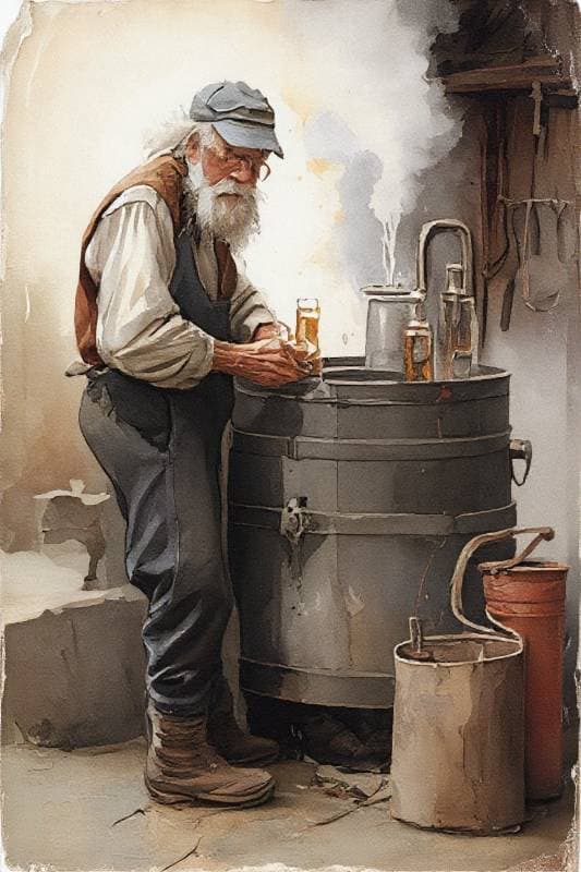 metal barrel