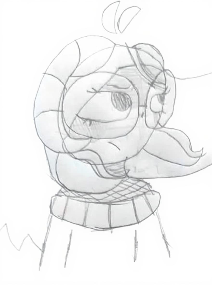 cartoon character sketch