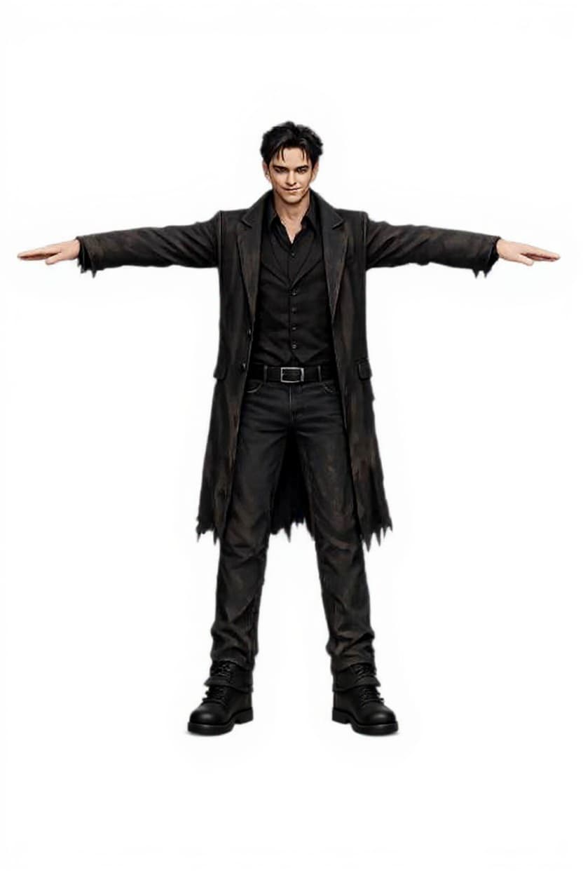black coat