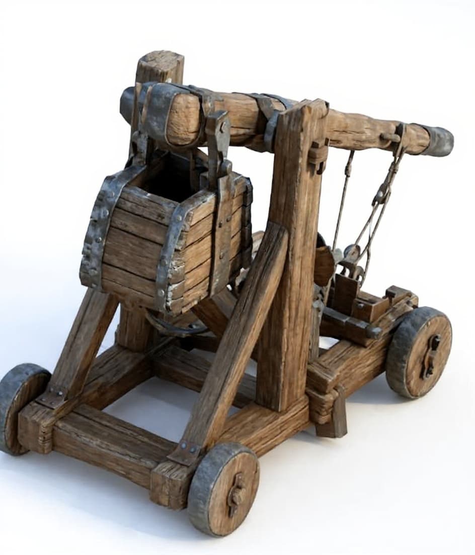 wooden cart