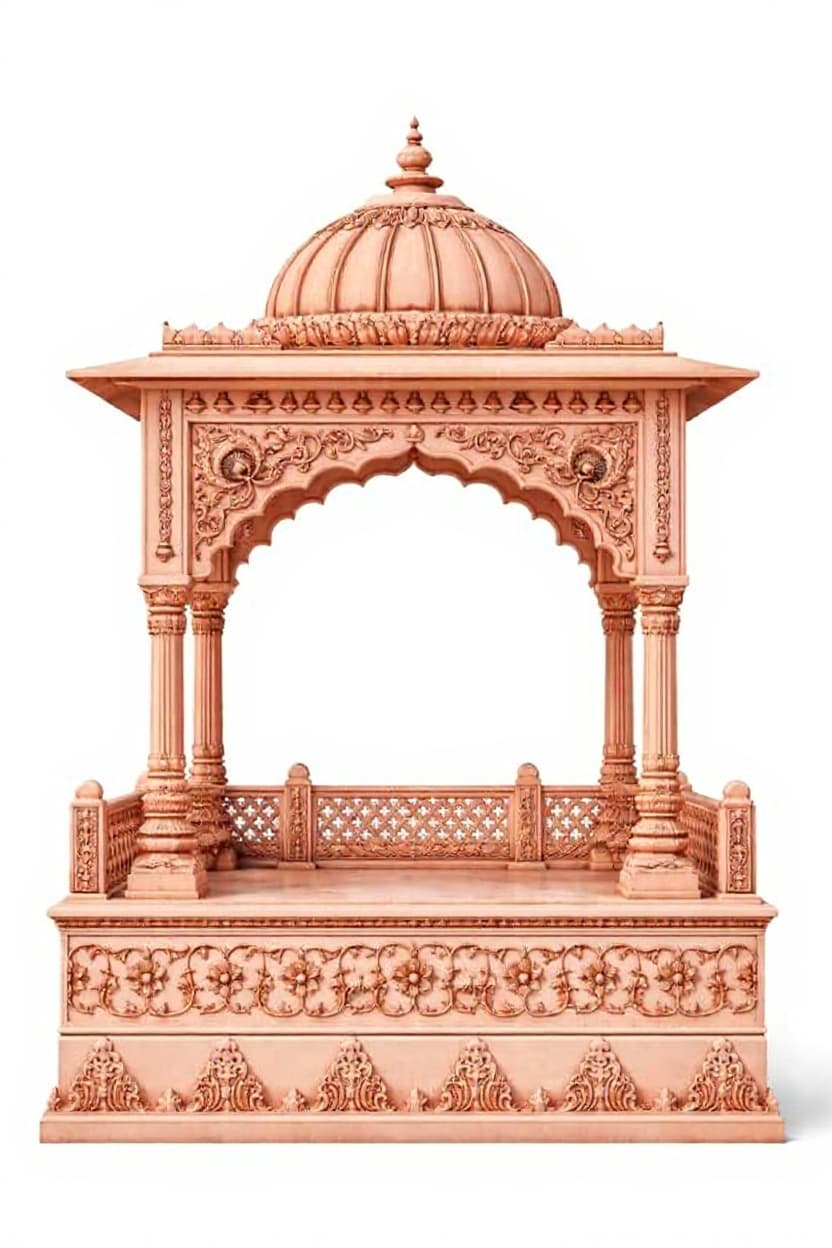 wooden pavilion