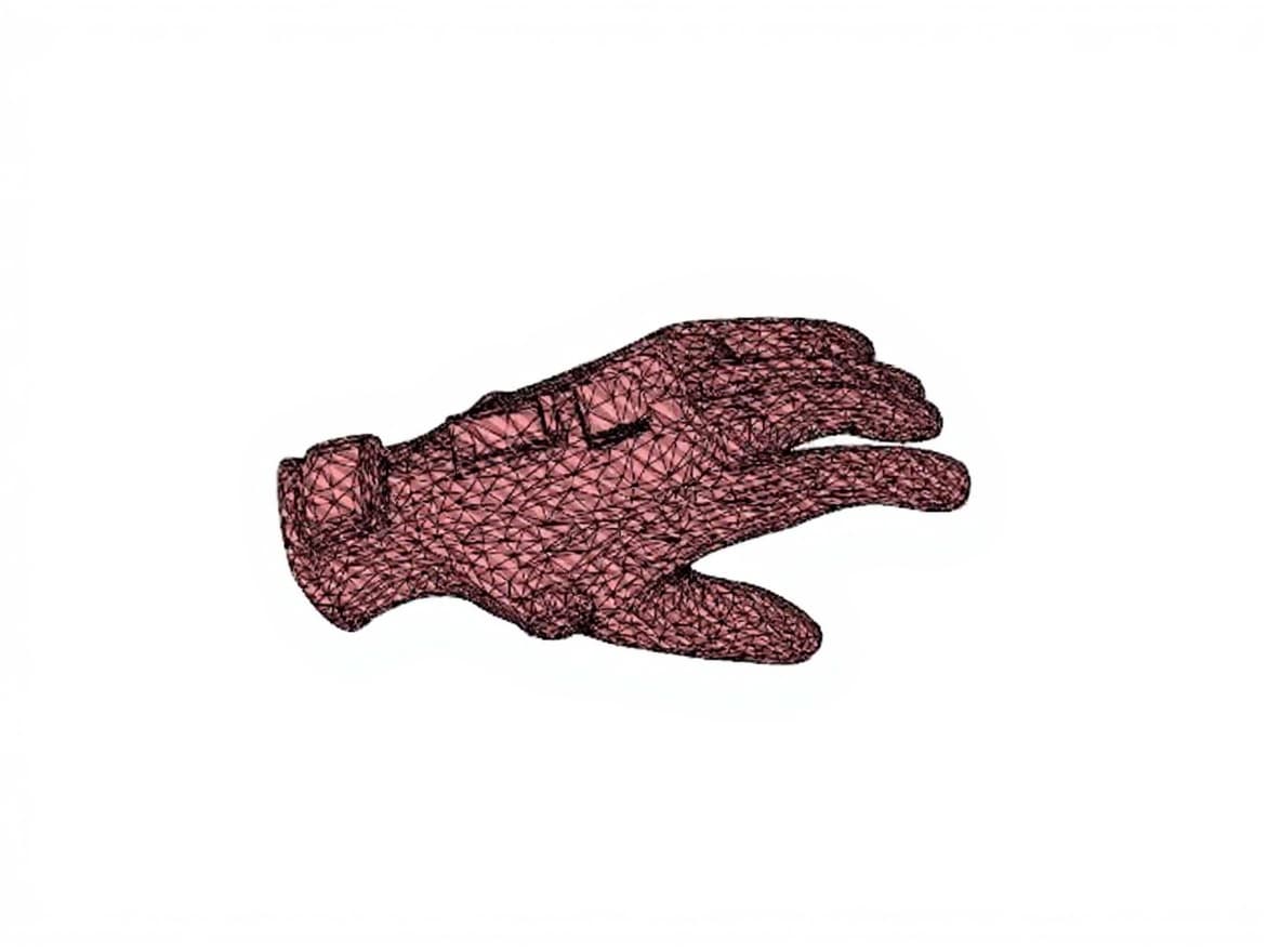 wireframe glove