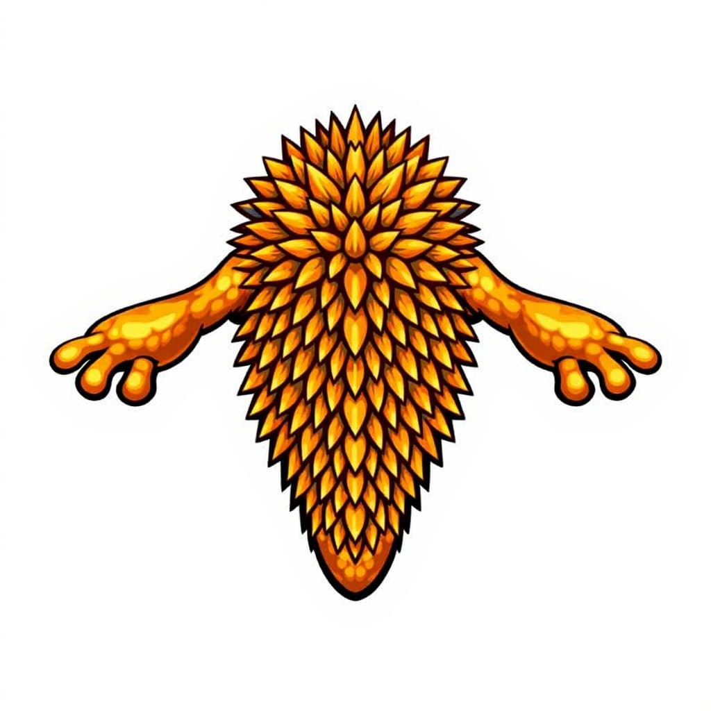 pinecone-like creature