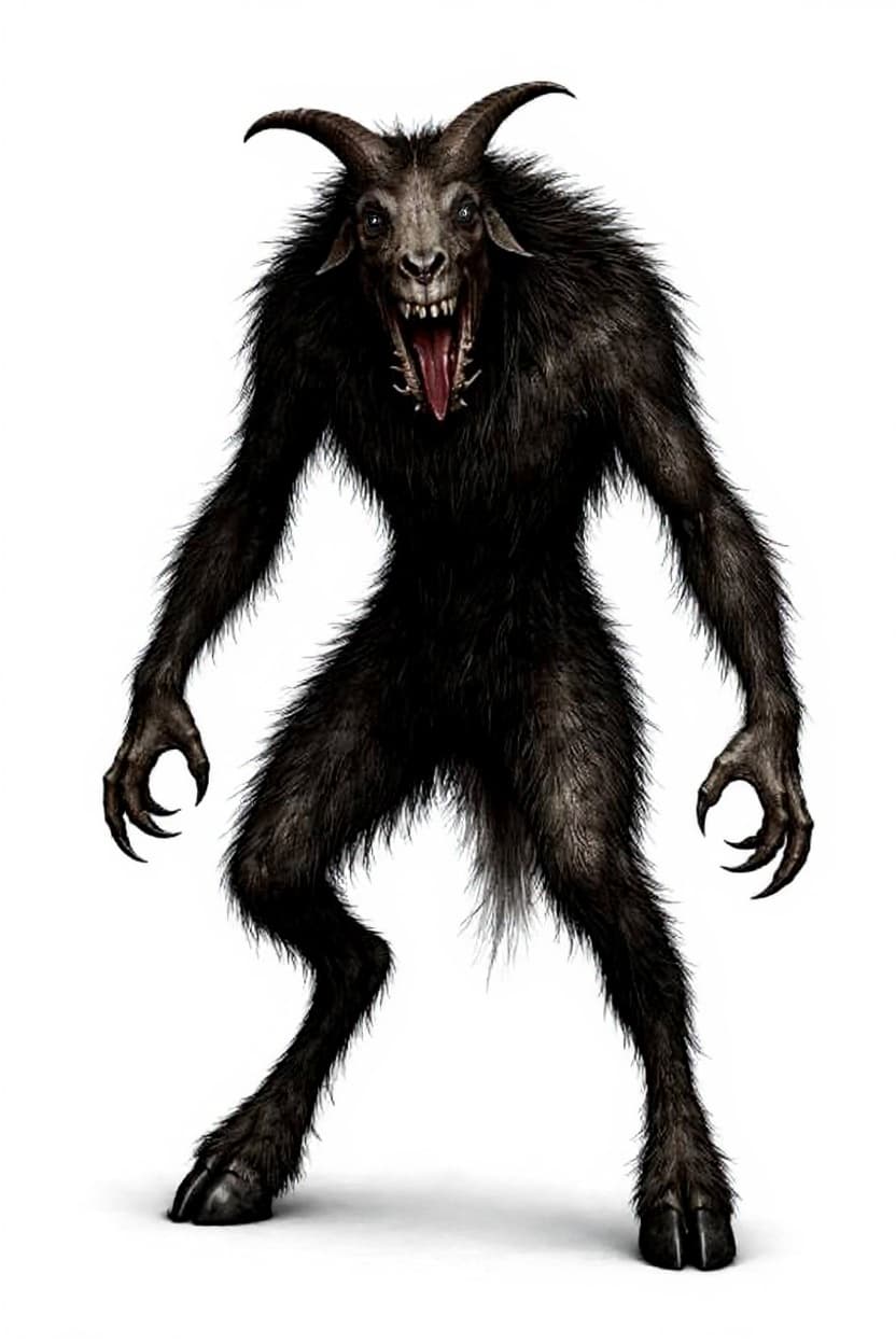 furry goat-like creature