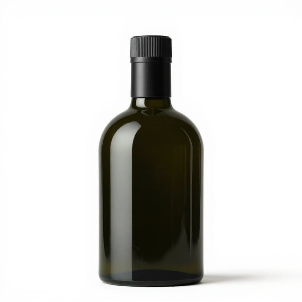 dark glass bottle