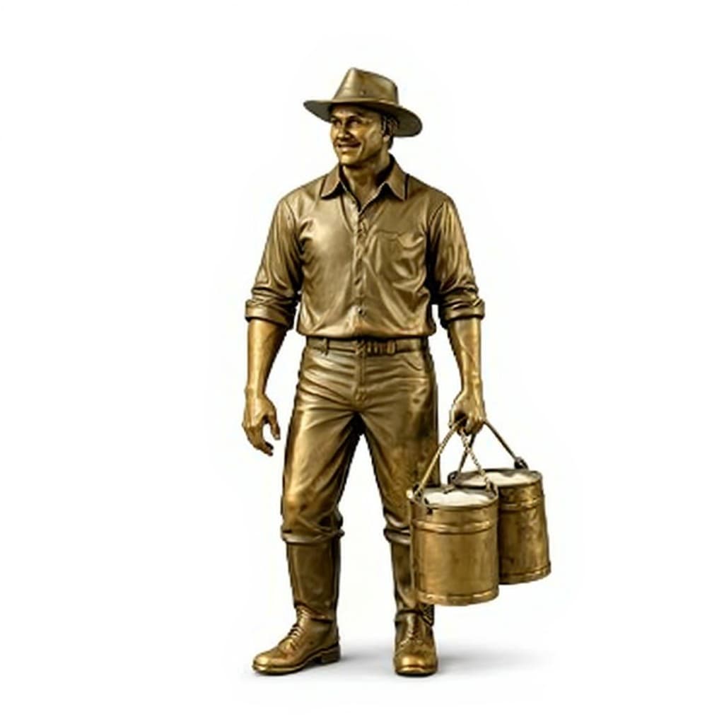 metal bucket carrier