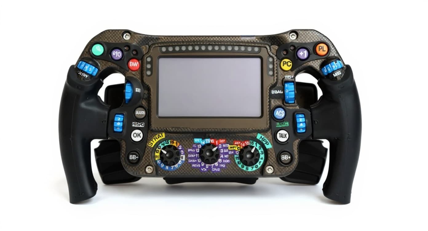 racing steering wheel