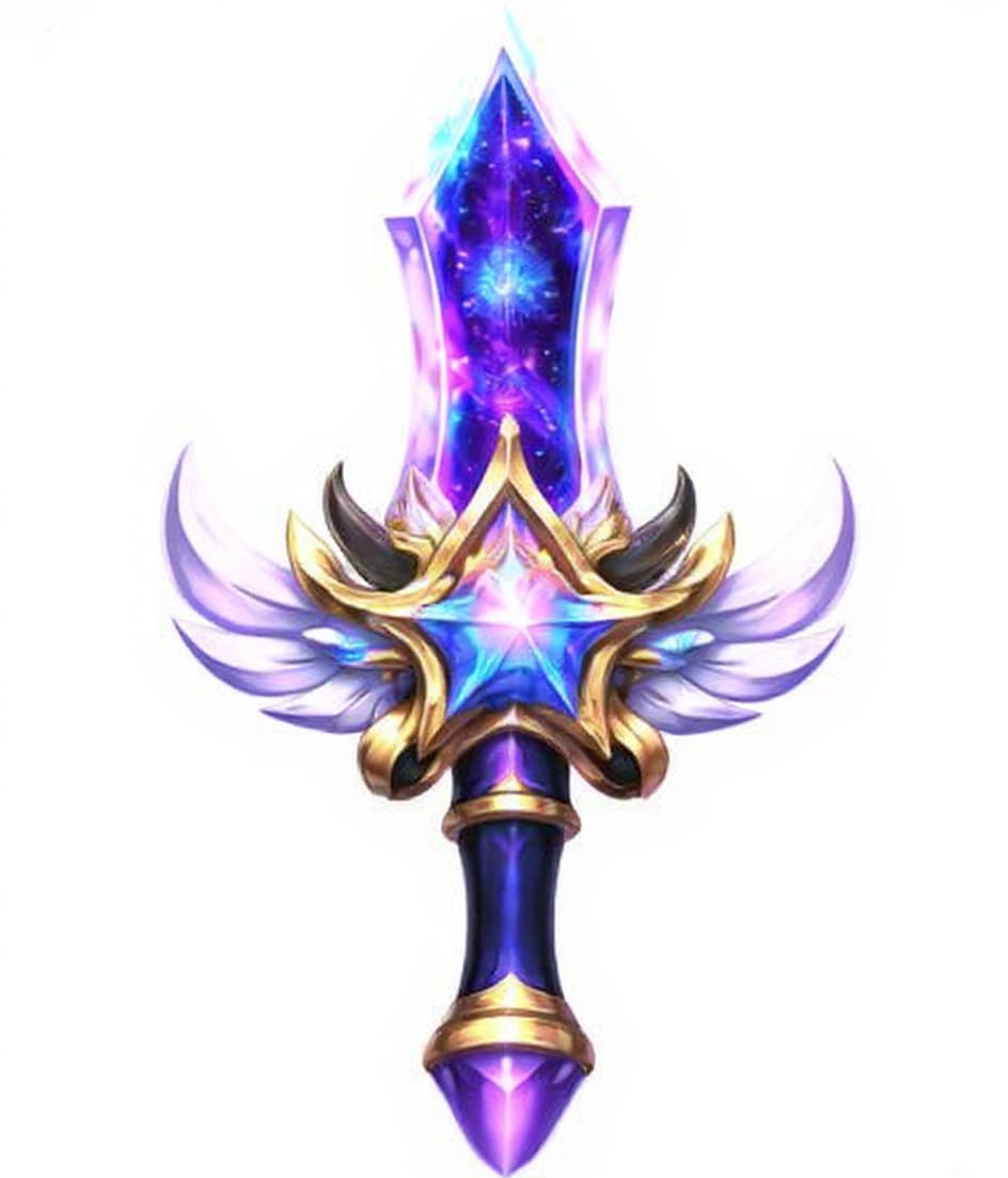 metallic sword