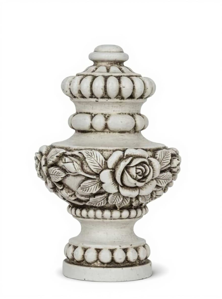 ornate stone vase
