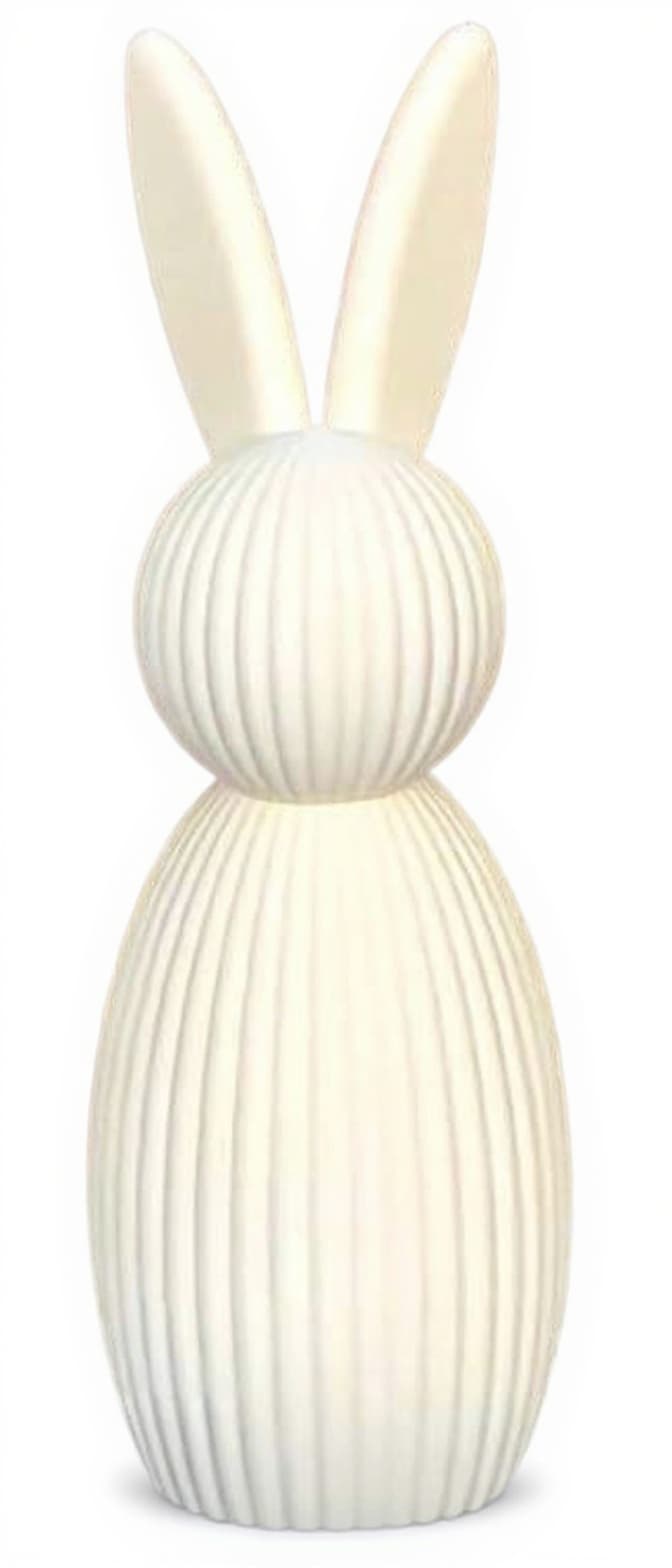 white rabbit figurine