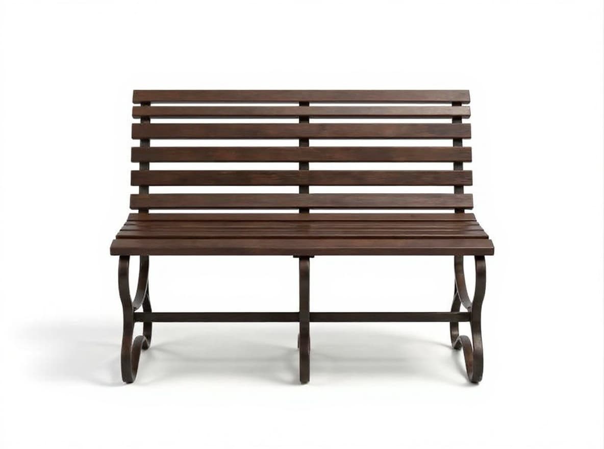 wooden bench