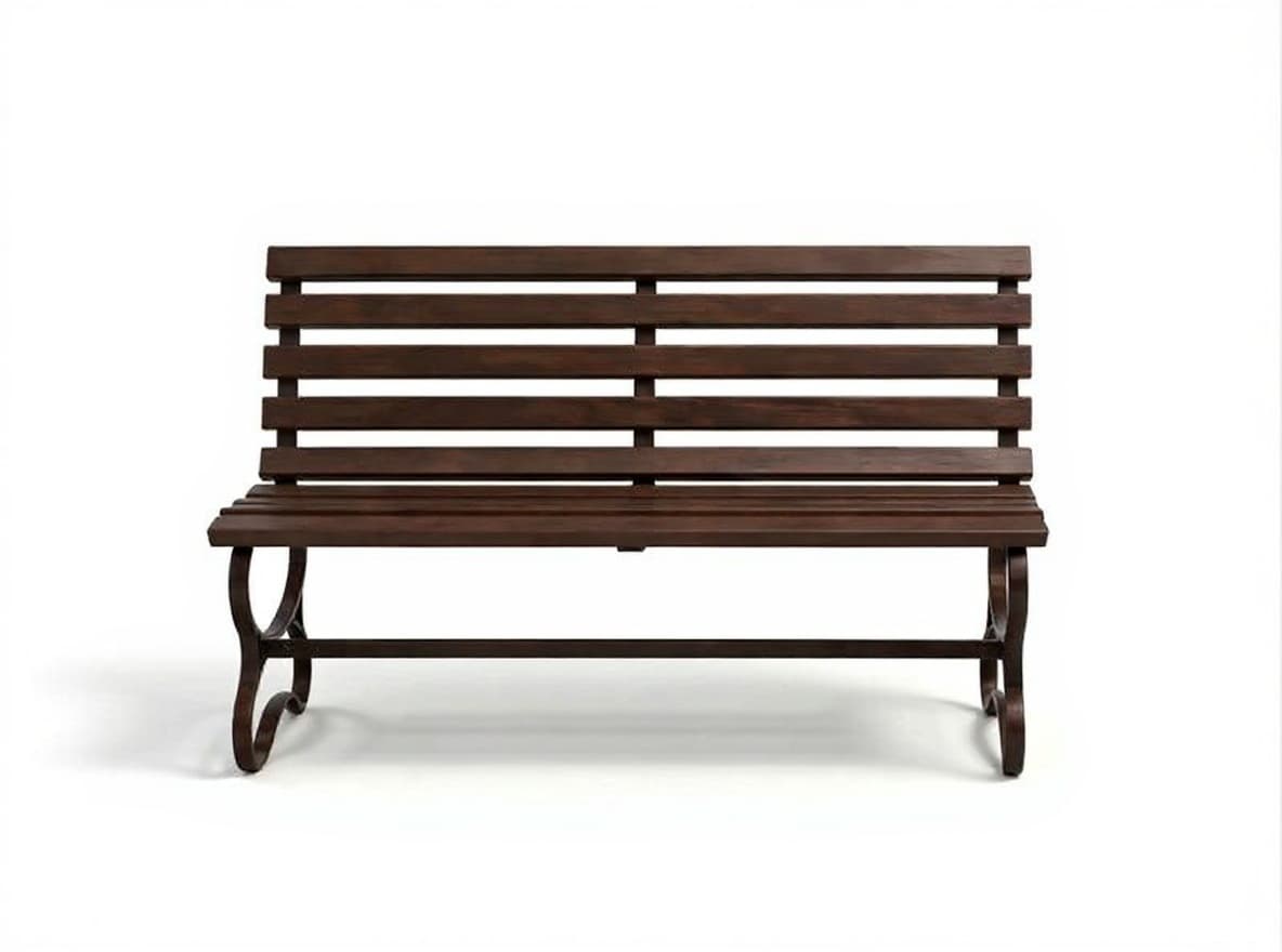 wooden bench