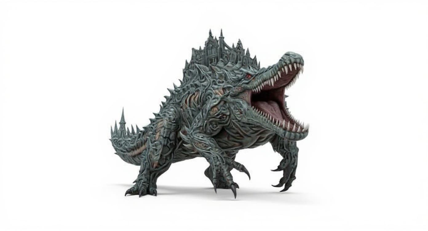 metal dinosaur