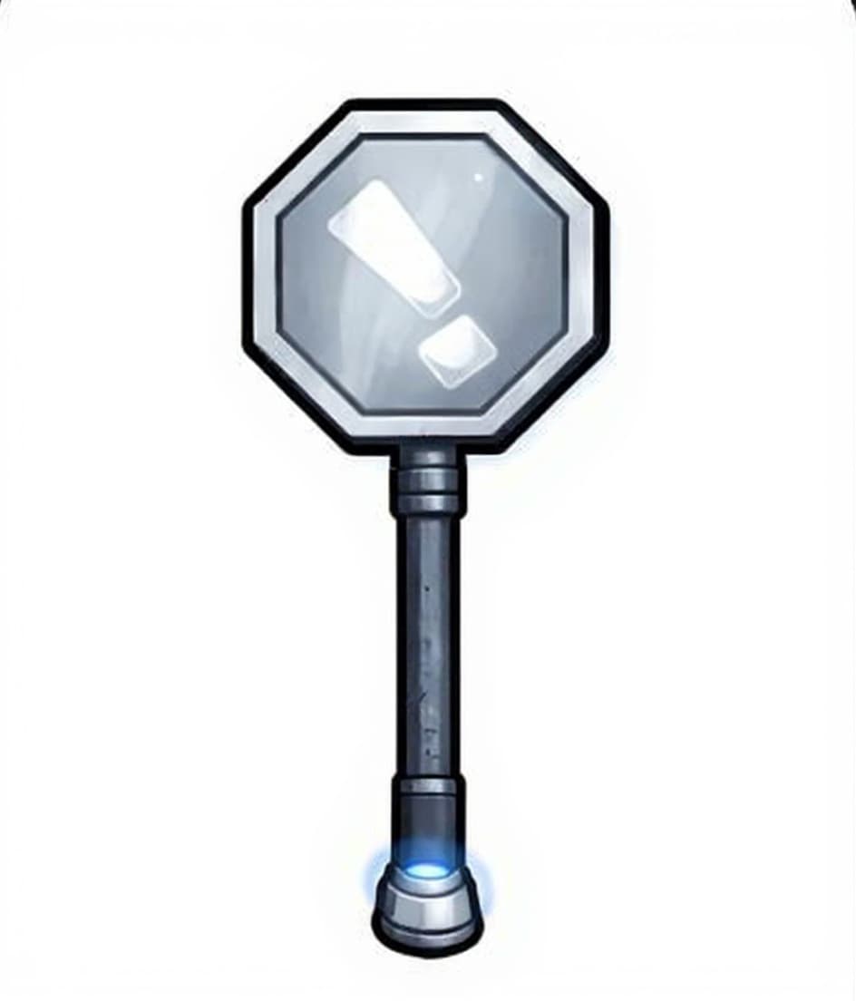 metal flashlight
