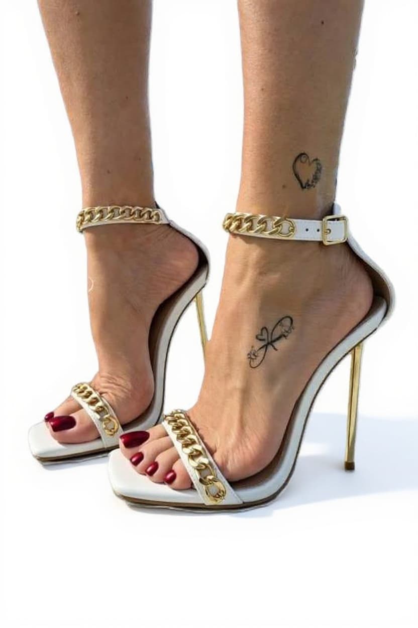 high heel sandals