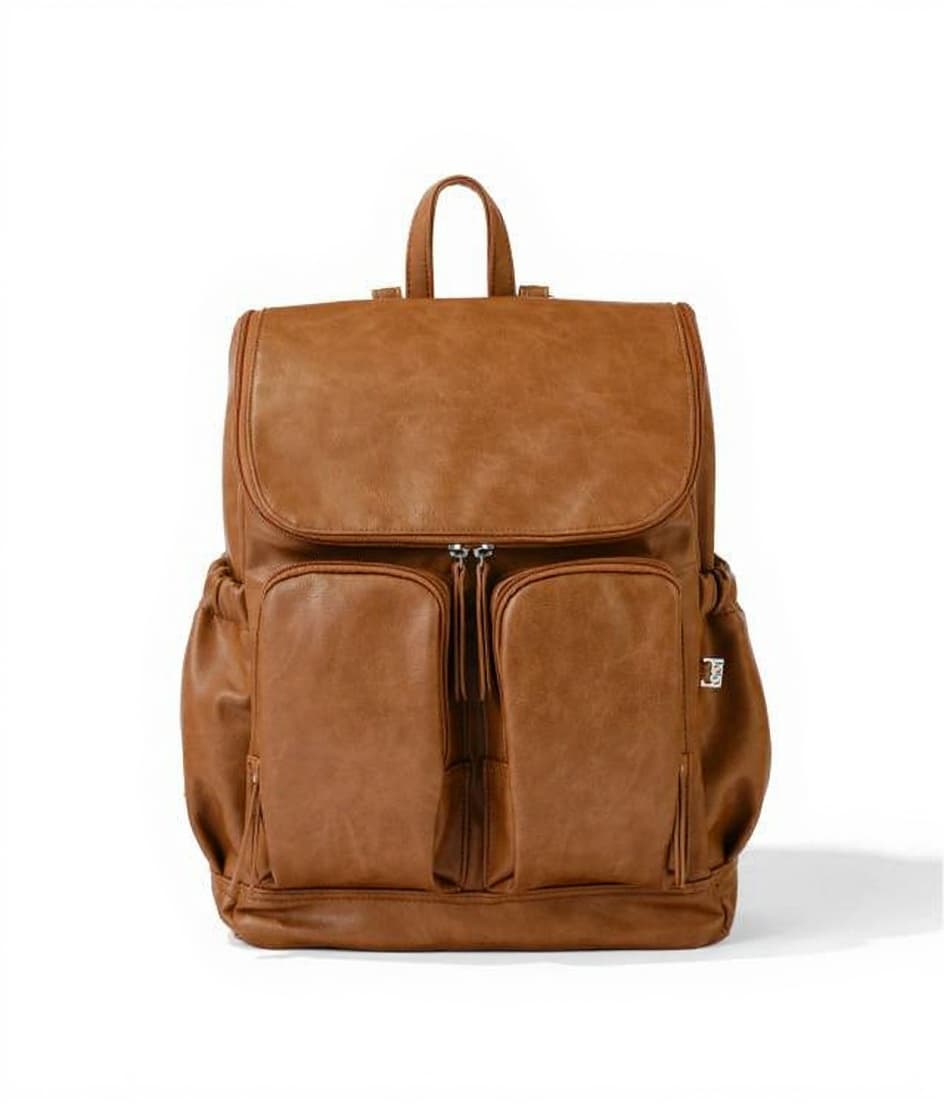 brown backpack