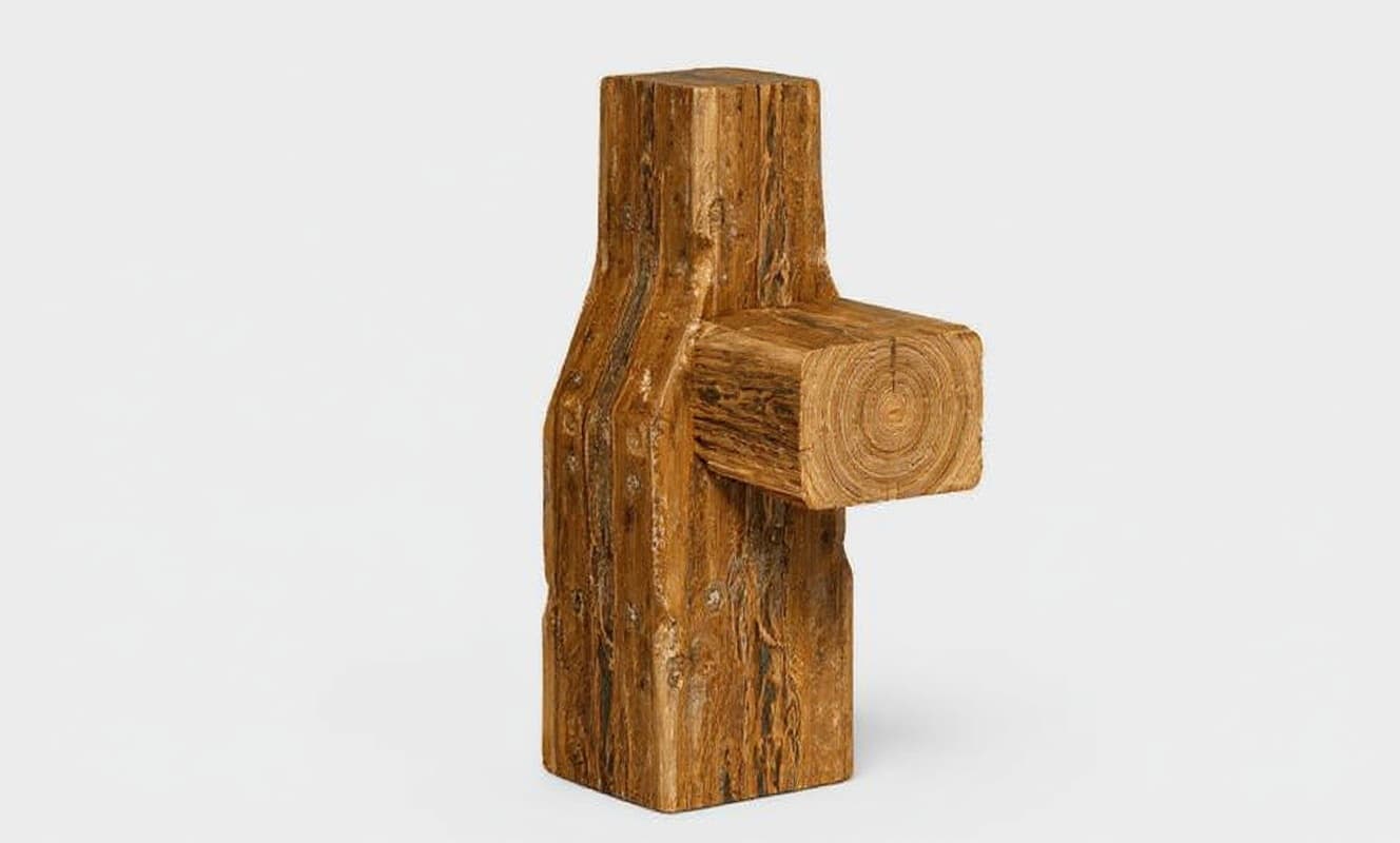 wooden post