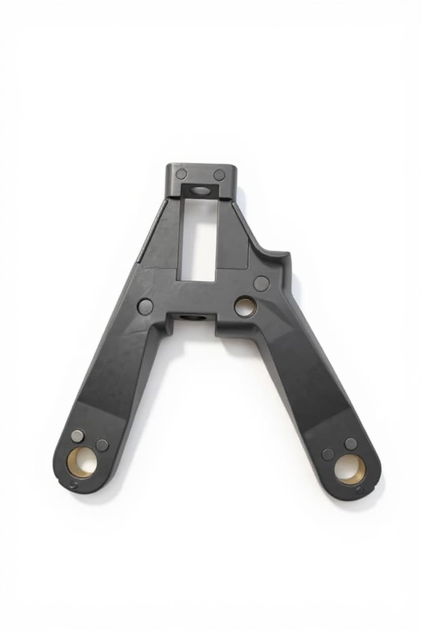 black metal bracket