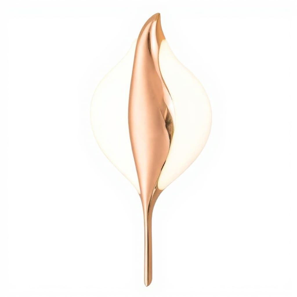 metal leaf-shaped object