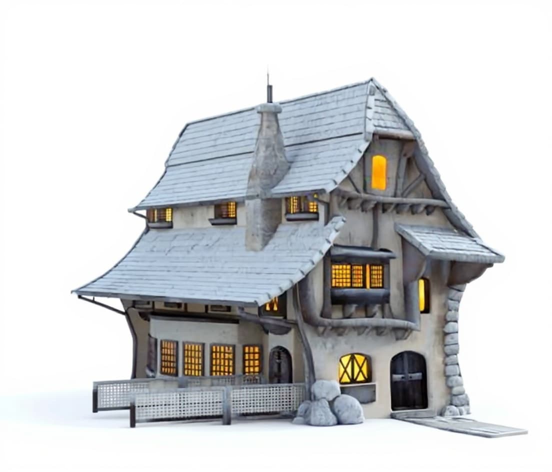 wooden house