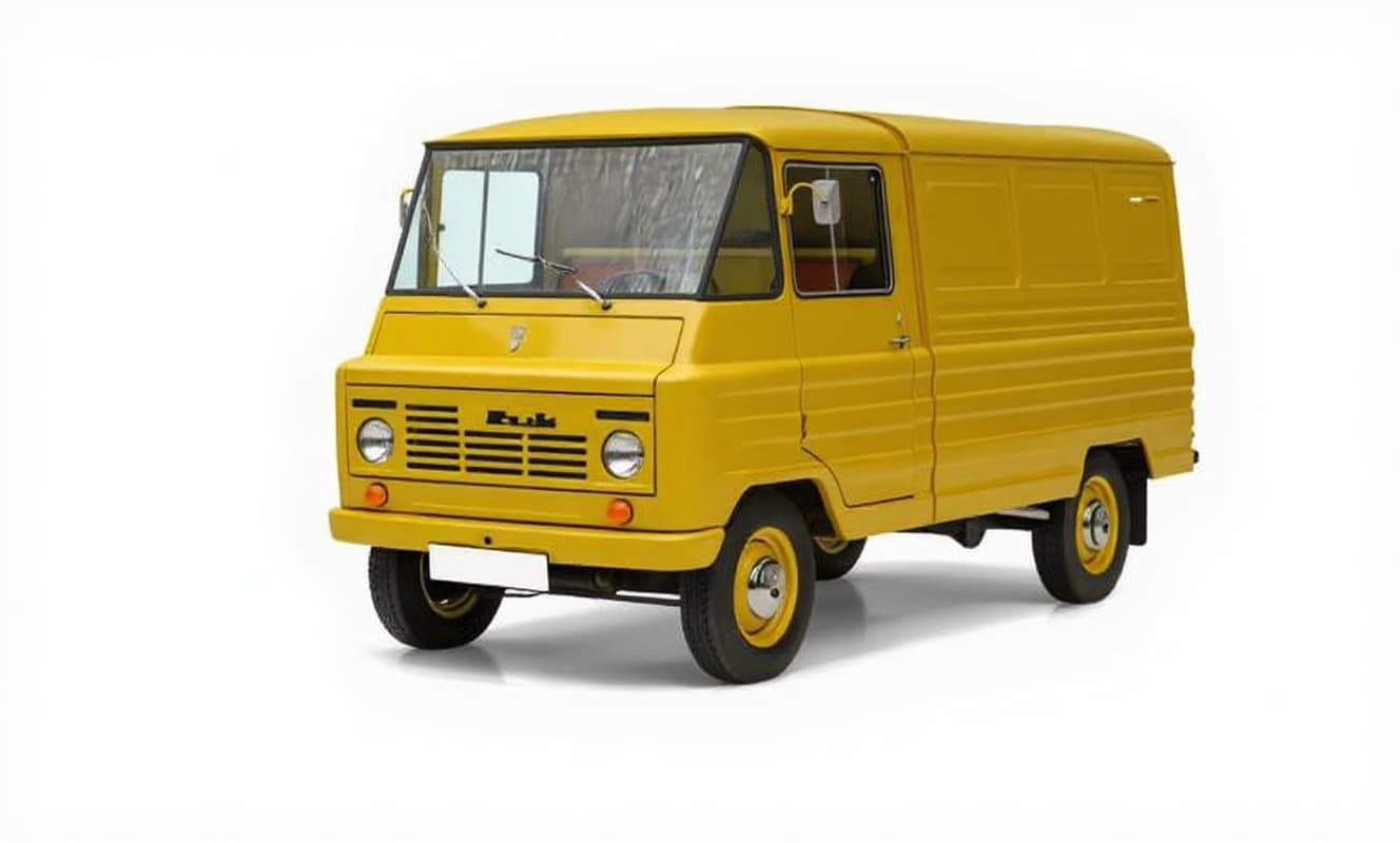 yellow van