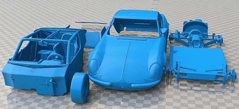 blue car body