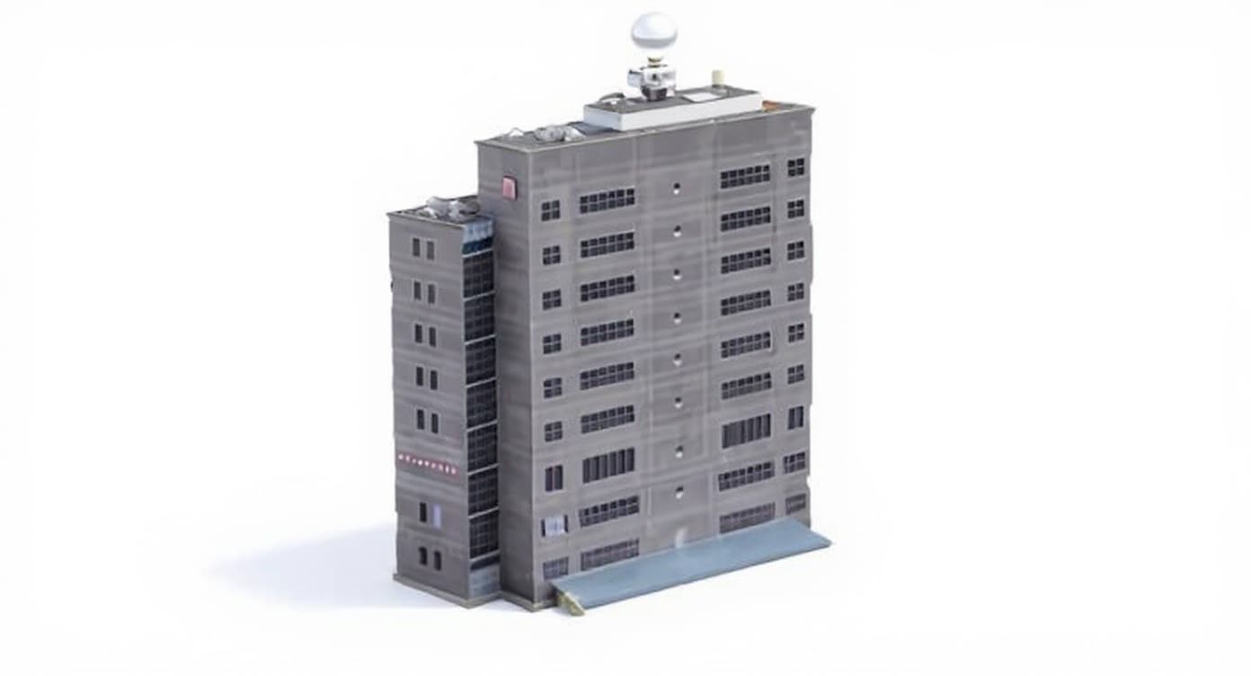 gray building