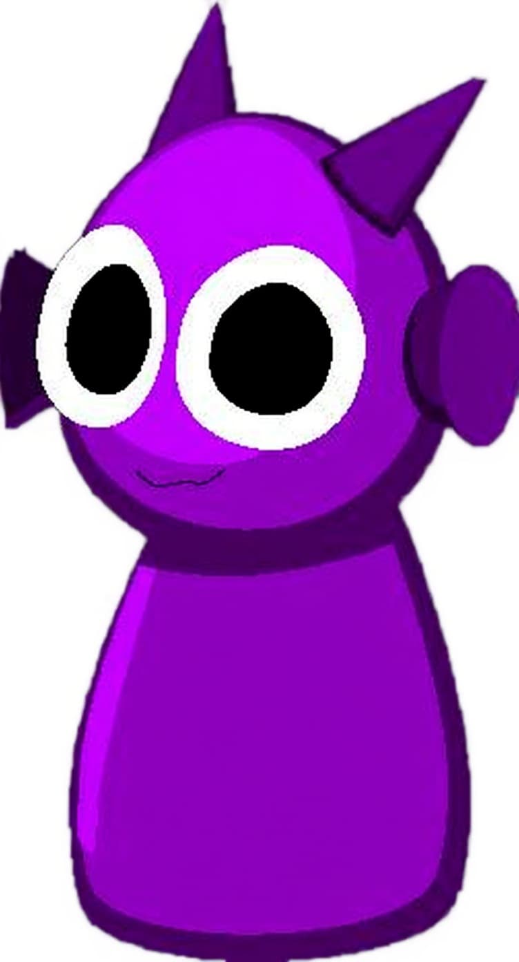 purple character