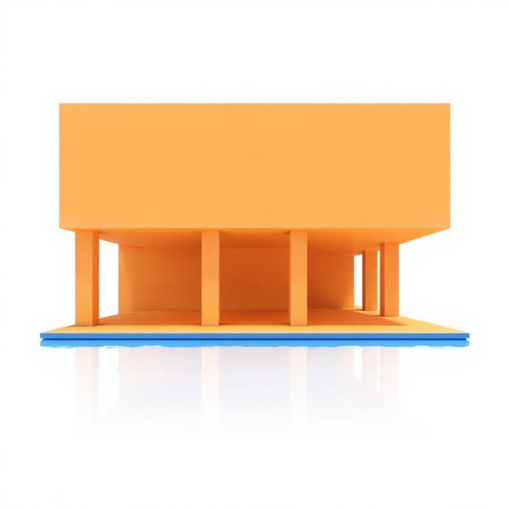 minimalist architectural model